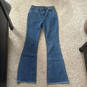 Women's Blue Flare Jeans